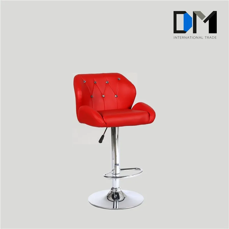 Commercial Furniture General Use Red Color Styling Hair Salon Chairs