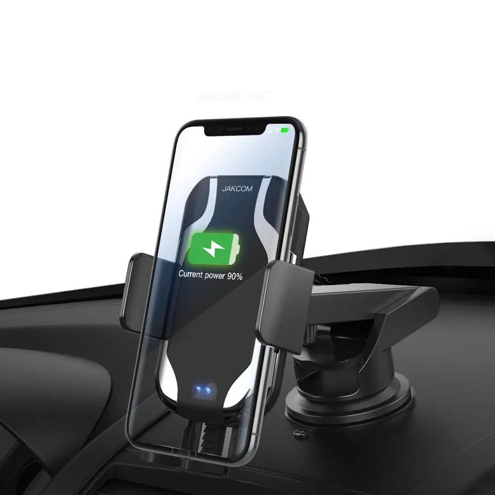 

JAKCOM CH2 Smart Wireless Car Charger Holder 2019 New Product of Mobile Phone Holders like note 8 car phone stander smartphone