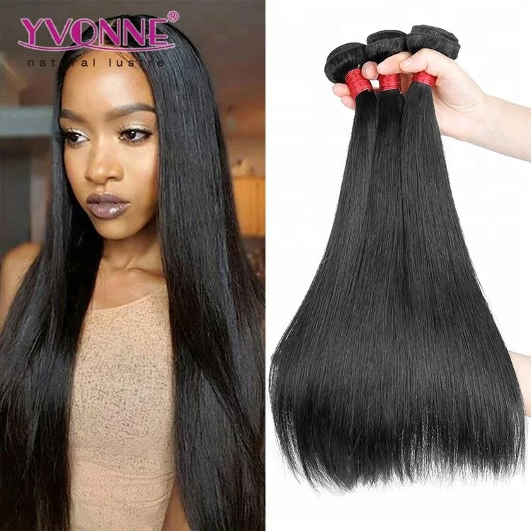 

Yvonne Cuticle Aligned Straight Brazilian 8A Virgin Human Hair