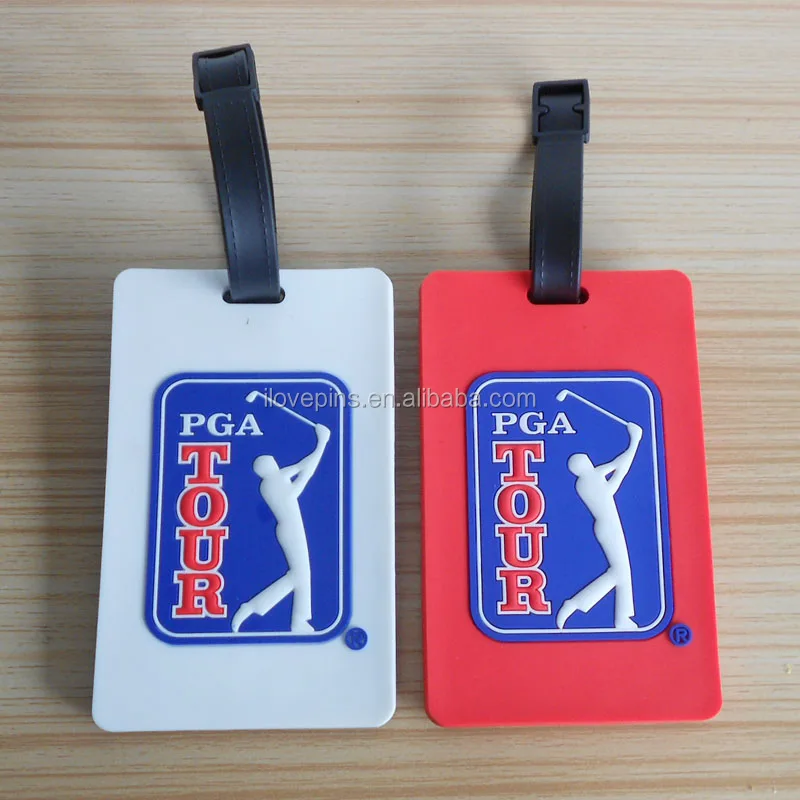 golf tournament promo personalized luggage tags