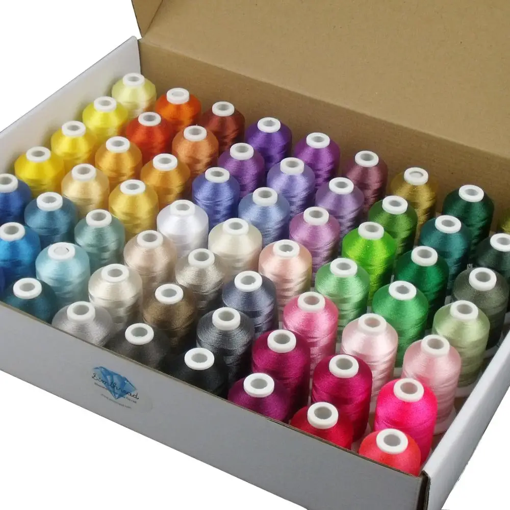 
Brand new Simthread manufacturer 100% polyester sewing thread Machine Embroidery Thread 