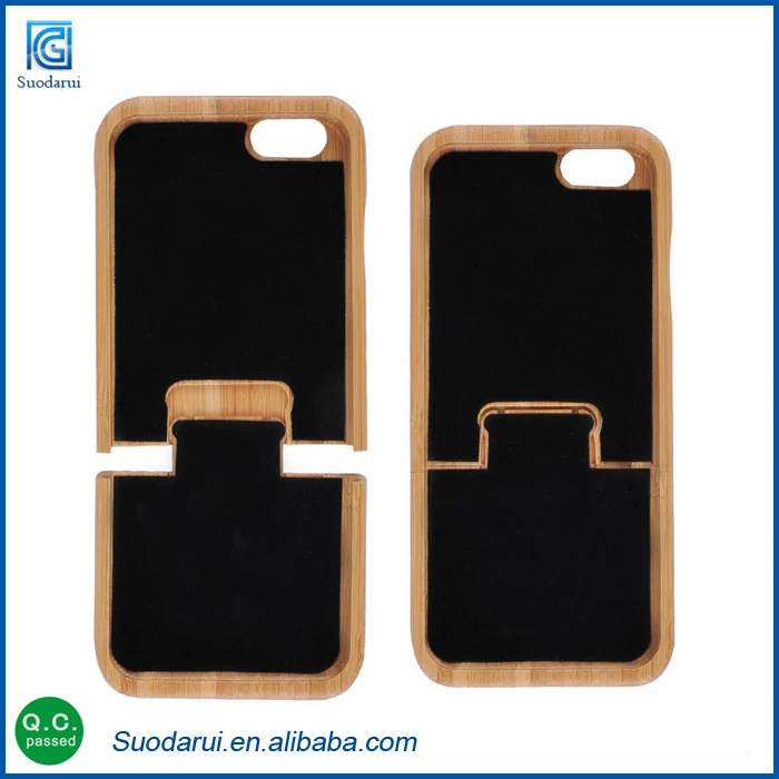 Wood Cell Phone Case For iPhone 6 7 8 X Xs Bamboo Hard Case