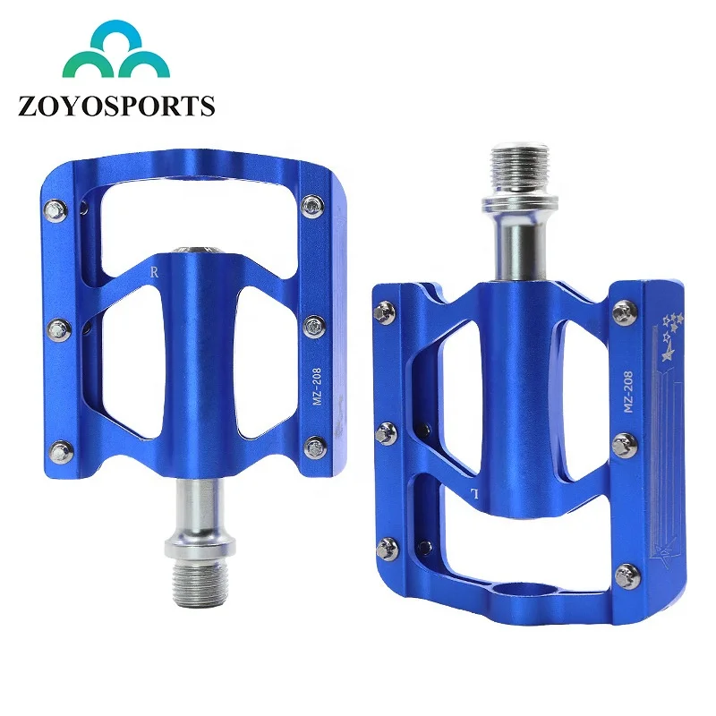 

ZOYOSPORTS New Design MTB Cycling Aluminum Alloy Bike Parts Ultralight Mountain Road CNC Bicycle Pedal, Black, white, green, red, blue or as your request