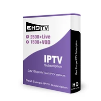 

EHD IPTV Account Subscription Reseller Panel 3 Months Best IPTV APK Channels List Package With 24 Hours Free Test Code