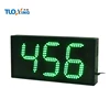 Green 6 inch 3 digits manual timer digital 999 days countdown clock