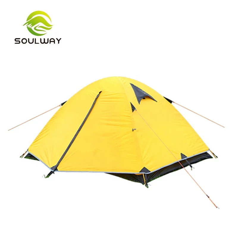 

Wholesales 210T PU1000mm double layer customized logo printed Waterproof Four Season tent camping