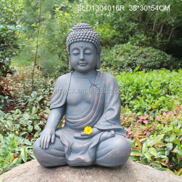 Polyresin Buddha Sculpture Life Size Garden Statues For Garden Decor ...