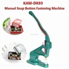 KAM Hand Press Machine For Snap Button Fastening With T3 T5 Or T8 Die For Plastic Snap Buttons