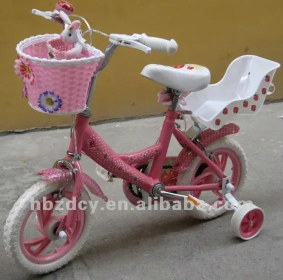 toddler bike with doll carrier