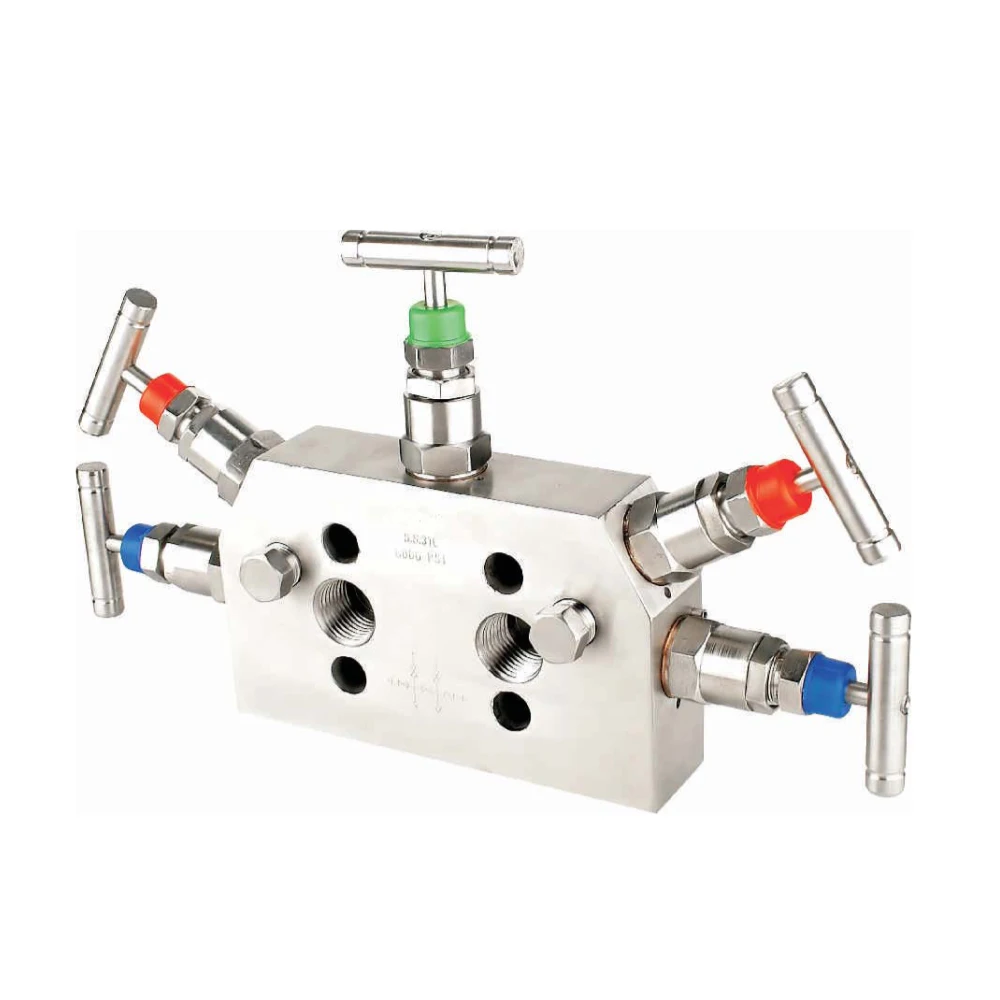 High Pressure Stainless Steel 316 5 Valve Manifold - Buy 5 Valve ...