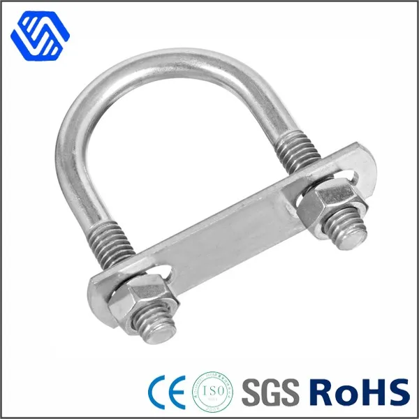 Standard Size Bolts High Strength Stainless Steel U Bolt With Standard