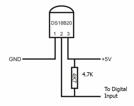 Датчик температуры ds18b20 схема подключения