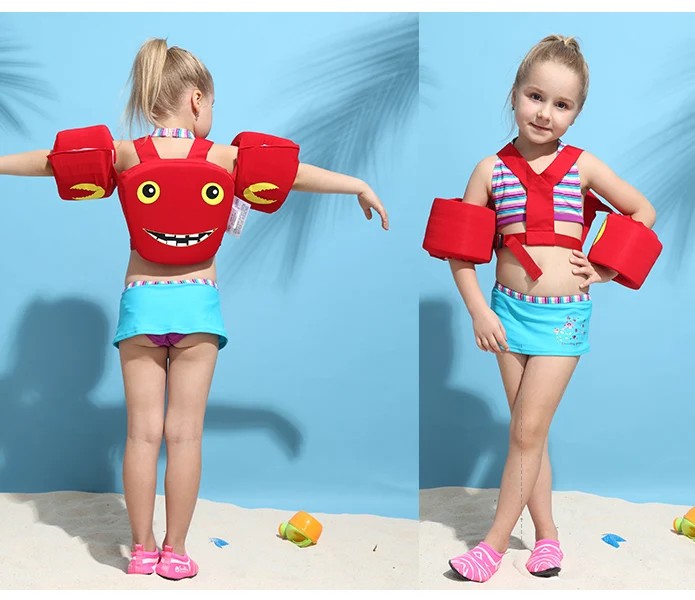 Wave Kids Swim Jacket Swim Life Vest Child Water Wings Float Vest Baby ...