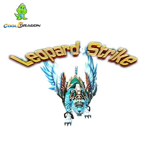 Arcade Leopard Strike 8 Player Fishing Video Gambling Game Machine Software
