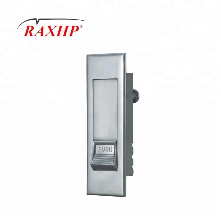 General Style Push Button Electric Door Lock Panel Swing Handle