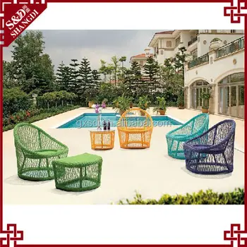 Outdoor Furniture Colorful Chair Rattan Furniture Philippines - Buy