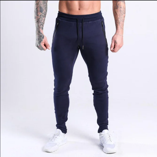 tapered polyester joggers