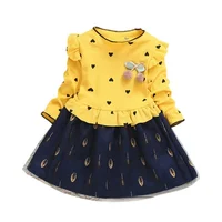 

laster autumn design of small baby girl child kids used dress style