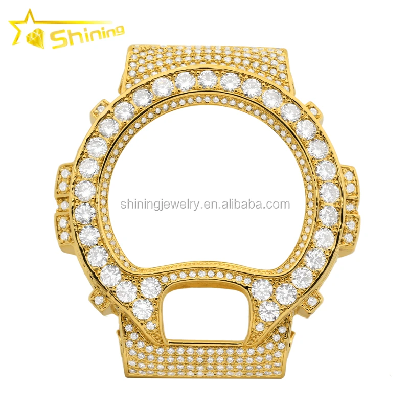 Singapore Customized Luxury Micro Setting Moissanite GA110/GA100 Watch Bezel With Real Diamond