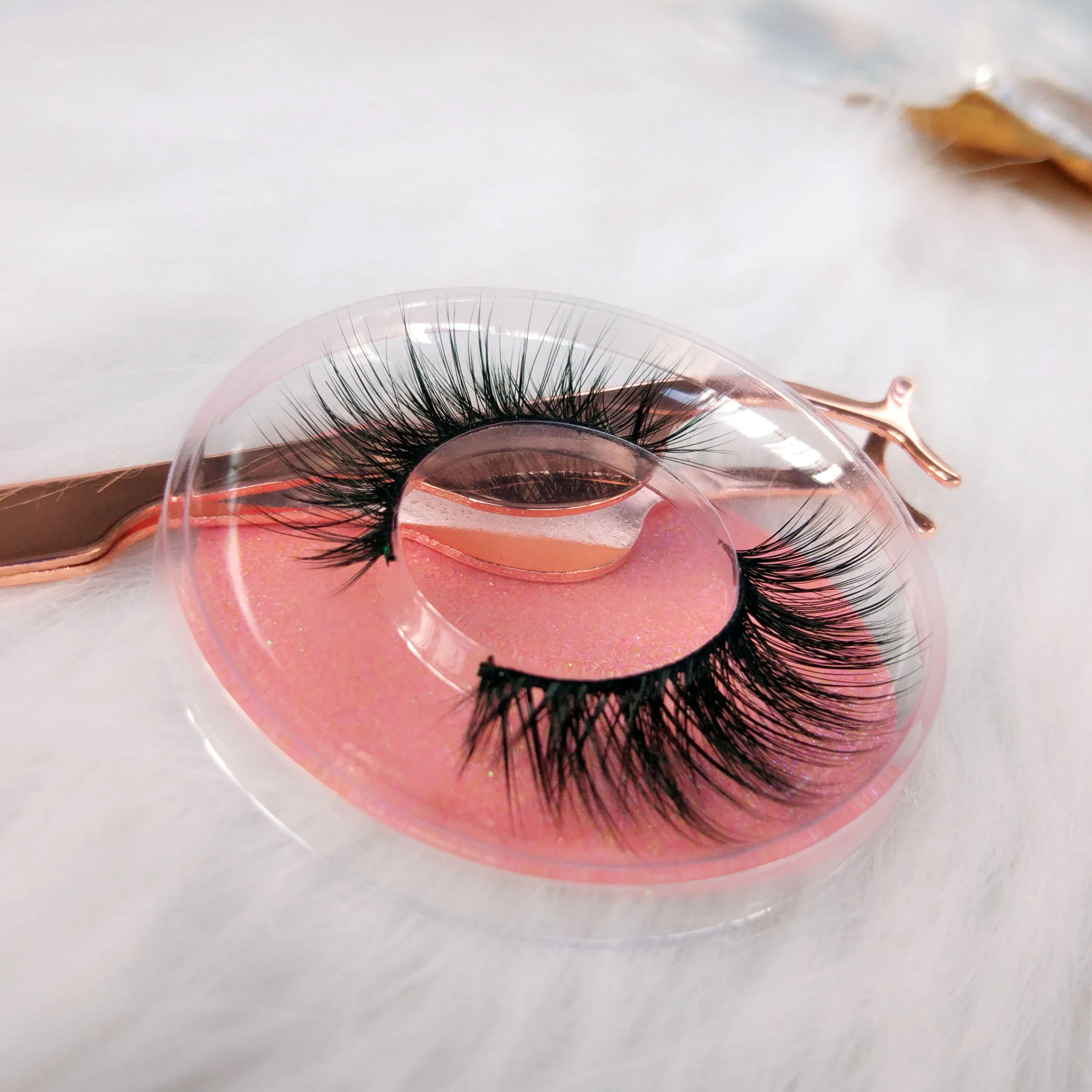 

5d custom mink false eyelashes wholesale private label, Natural black
