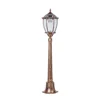 Outdoor Aluminum Ip55 Post Lighting Decorative Bollard Lawn Lamp 2W Garden Solar Led Landscape Light