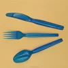 Factory direct high quality disposable plastic rose gold cutlery