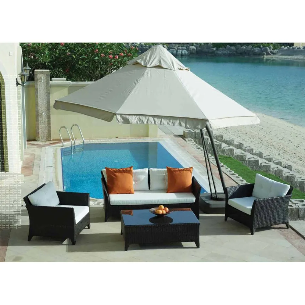 Popular Patio Waterproof Imported Furniture From Indonesia Rattan Sofa