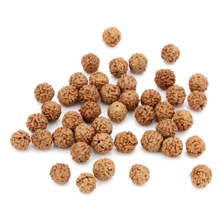 

9mm round natural bodhi 108 bead bracelets China rudraksha mala beads for necklace jewelry making, As picture