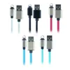 2in1 Micro usb&8 P PU Leather USB Cable for Android for iPhone 6 6S Plus 5 5s Metal Plug