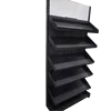 Layer pocket fishing tools display pegboard display stand with advertising