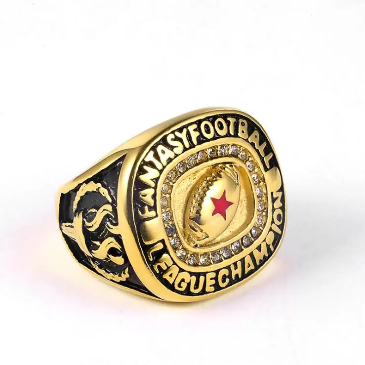 

DIY Custom Championship Fantasy Football Ring, Gold