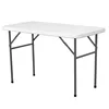 HDPE Plastic Rectangle Folding Picnic Table 4 Seat