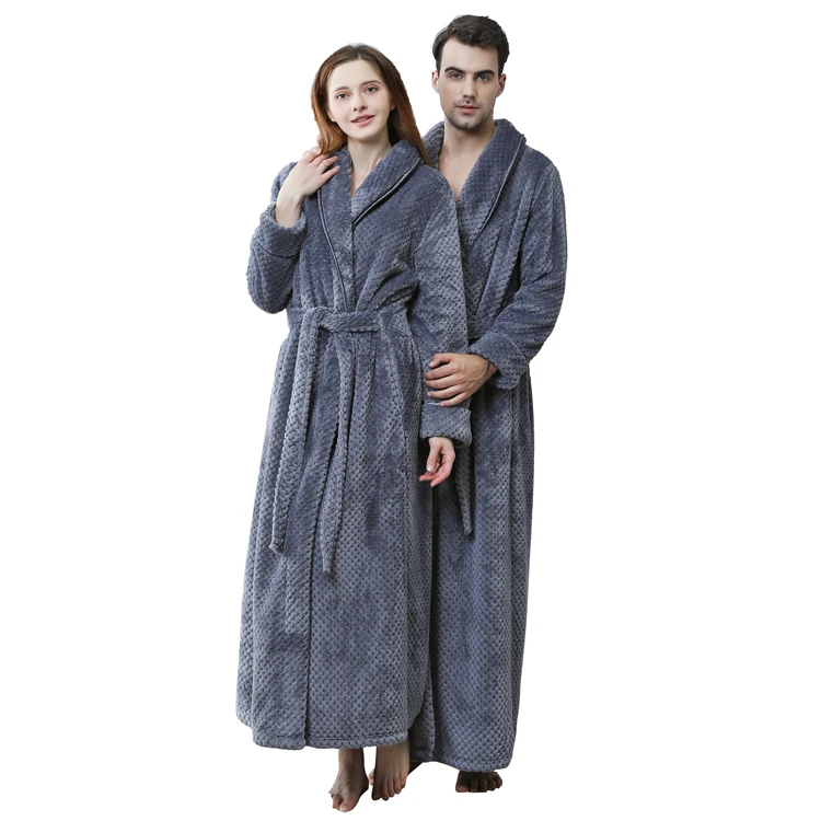 Wholesale Personalised  Bath Robe ladies Dressing Gowns for men women robe bulk stock white four season bathrobes