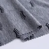 96 polyester 4 lycra eyelash digital printing jersey knit fabric for women shirt
