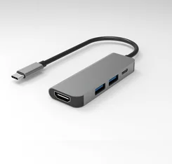 2018 newest 8 in 1 type c to usb hub