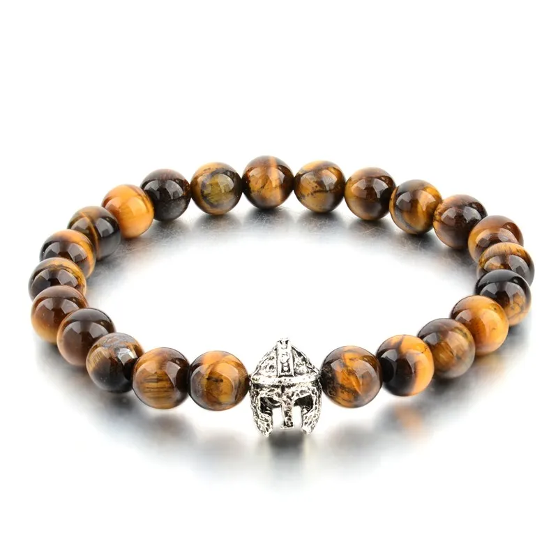 1cm Big Bead Bracelet Mens Bead Bracelets Natural Stone Bead Bracelet