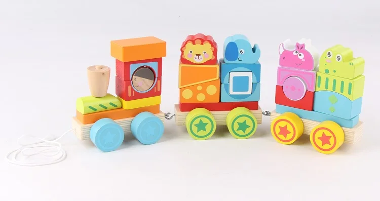 pull along train toy