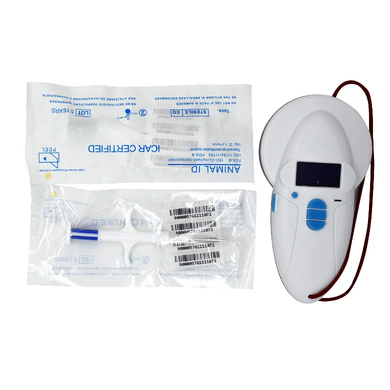 Wholesale long range portable 134.2khz animal ID handheld rfid reader