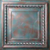 ceiling tiles Faux tin Artistic aged rust copper night club wall panel PL06