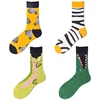 Europe and the United States new socks wholesale personality graffiti hit color series cotton socks men's stockings