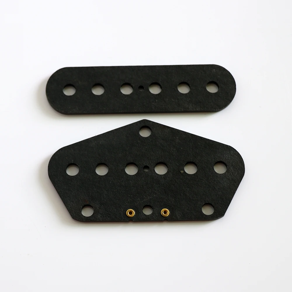 

Black Vulcanized fiber board Guitar Pickup Flatwork for Tele Bridge Pickups building kits