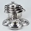 mail orders 3/4pcs cooking set stainless steel cookware set for kitchen accessories soup pot