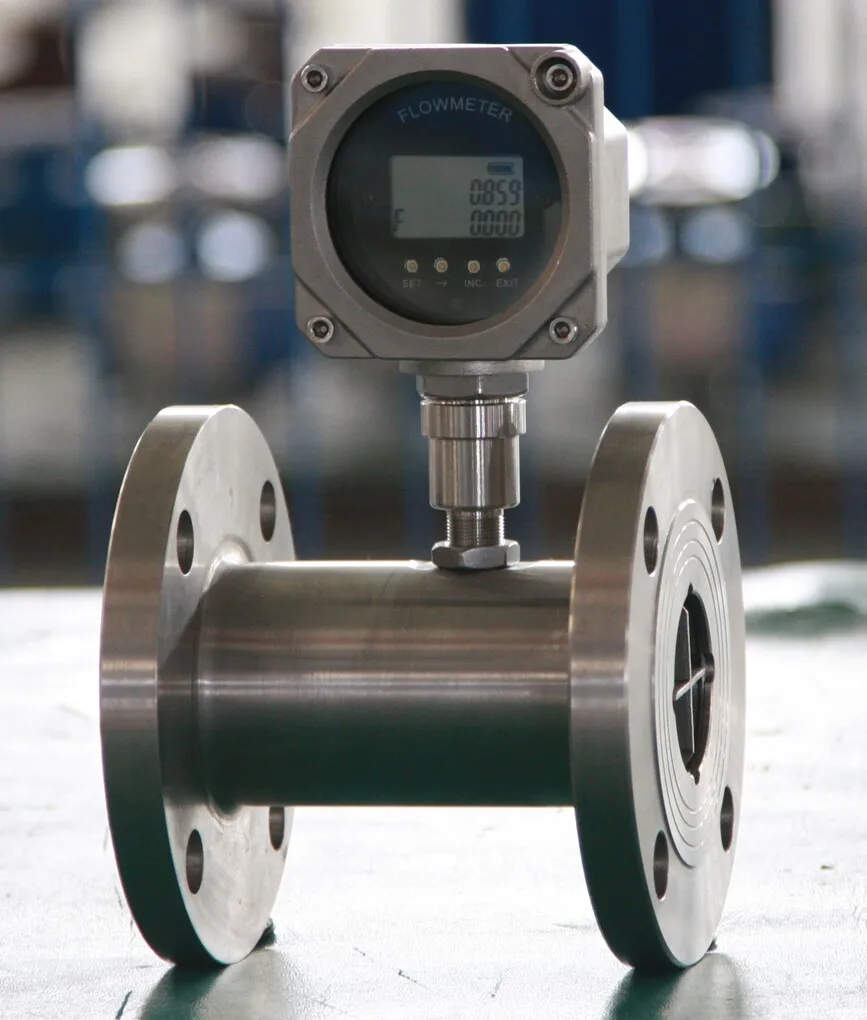 Turbine Water Flow Meter Hot Oil Flow Meter Digital Diesel Fuel Oil