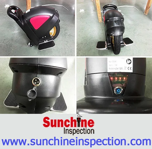 
professional factory audit quality control and inspection for electric unicycle in zhangzhou and Tianjin 