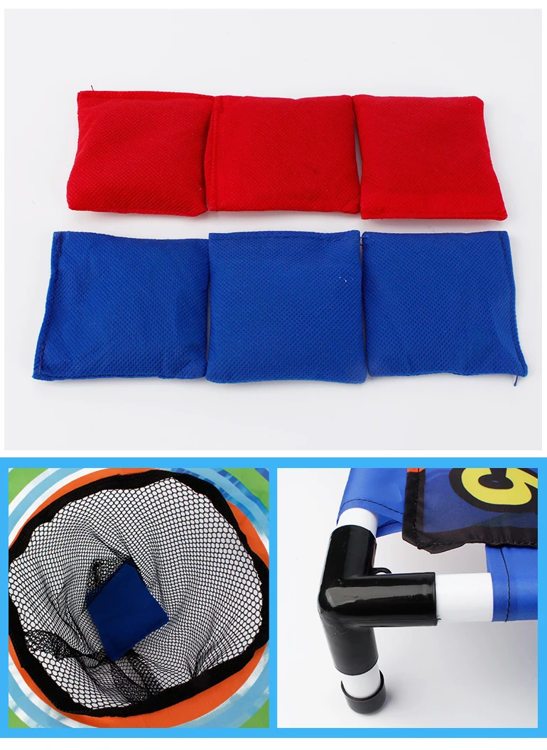 Sports Toys Plastic Bean Bag Toss Game With 3 Holes Buy Bean Bag Toss