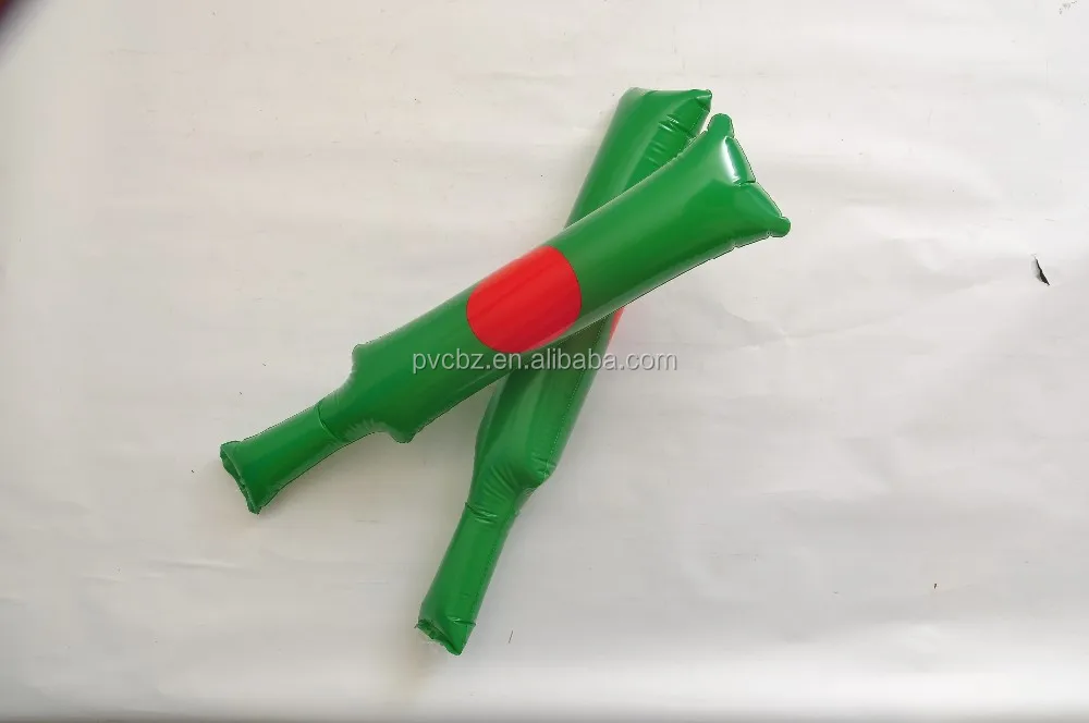 
inflatable balloon stick clappers for football fan with EN71 