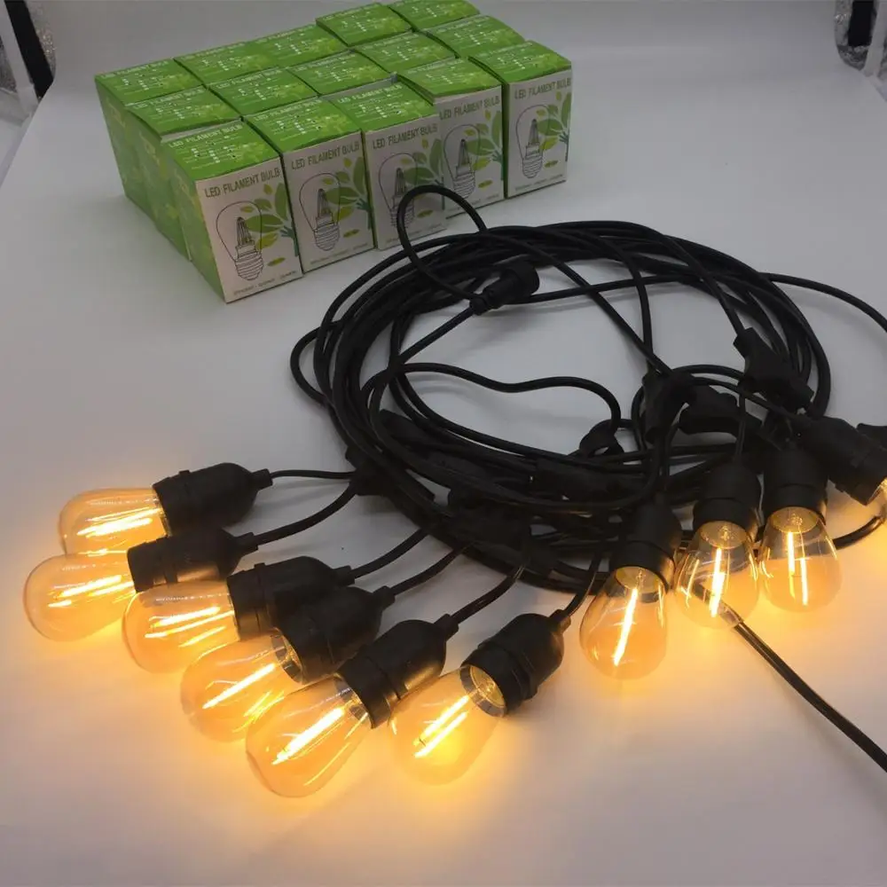 High Efficiency Safety Low Voltage 12v Festoon String Lights