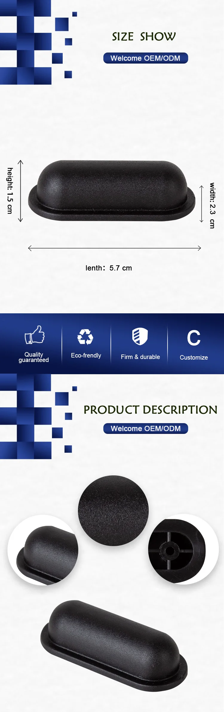 Hot Sale Durable Suitcase Parts Plastic Rubber Feet For Luggage Buy