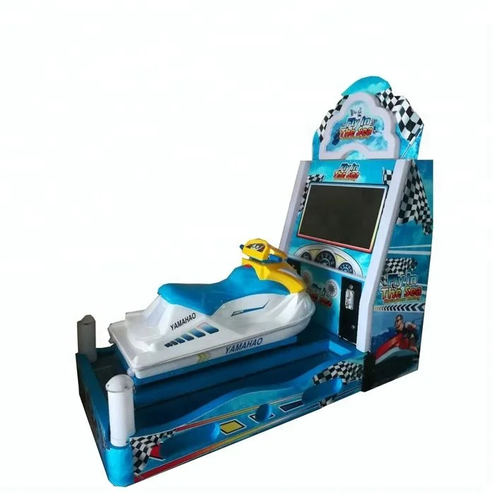 投币式街机游戏机器赛车游戏为孩子/模拟器游戏机玩汽车摩托艇赛车机