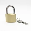 high security custom small pad lock combination hardened brass padlock 30mm
